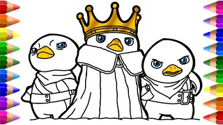 Drawing King Penguin Coloring Page From The Super Mario Bros Movie