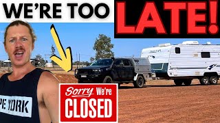 we made a BIG MISTAKE while caravanning in the QUEENSLAND OUTBACK!!