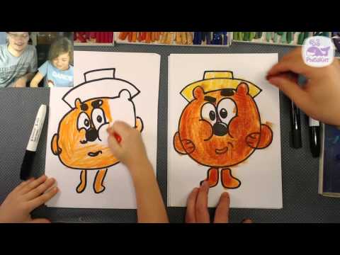 Как нарисовать КОПАТЫЧА из Мультика СМЕШАРИКИ / Уроки рисования