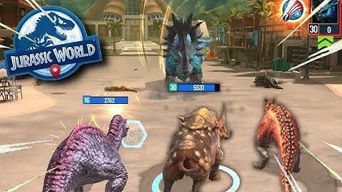 MAMMOLAINIA TAKES ON THE CERAMAGNUS BOSS IN AN 8 TURN STRAT (Jurassic World Alive)