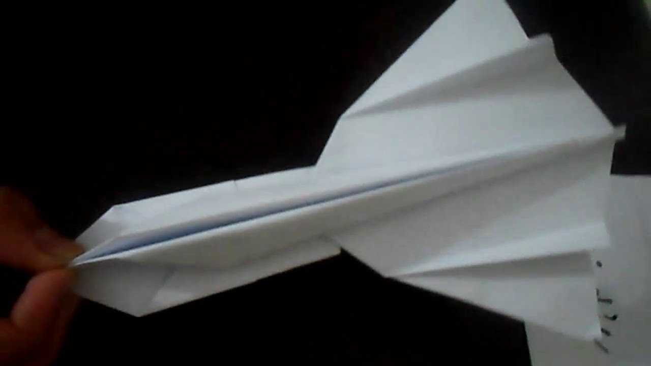 How To Make Sr 71 Blackbird Out Of Paper - Youtube