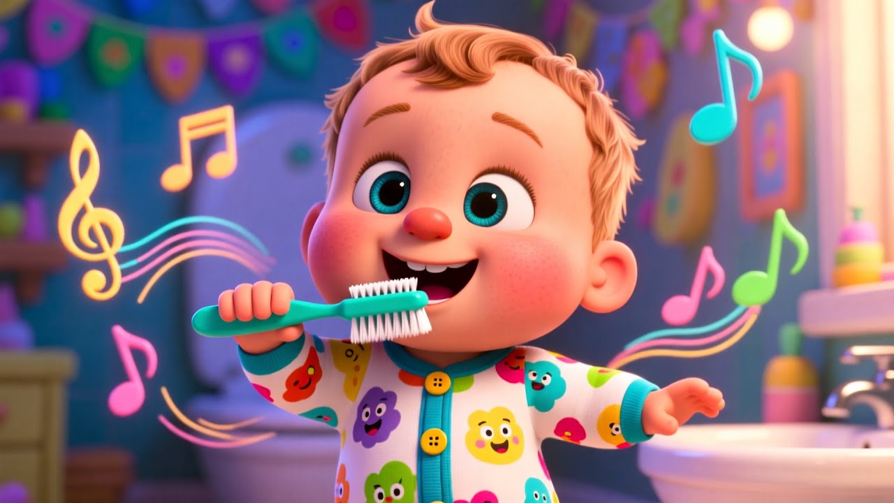 Baby Brush Time Morning Song 🪥🎶 Fun Daily Routine Song for Kids | Learn Healthy Habits with Baby
