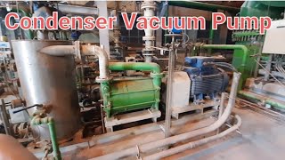 شرح طلمبة الفاكيوم الخاصة بالكوندسر مكوناتها وطريقة عملها -#condenser  #vacuum pump  how it works