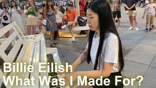 Billie Eilish  What Was I Made For piano Cover  Street Piano  Yuki Piano