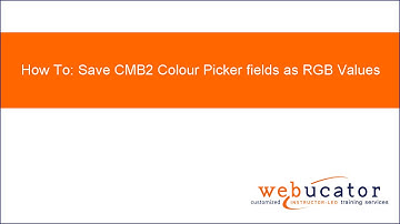 How To: Save CMB2 Colour Picker fields as RGB Values