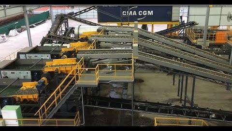 Scrap steel tailings recycling, eddy current sorting machine sorting copper and aluminum
