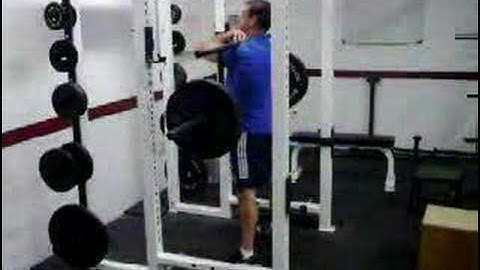 Giant Cambered Bar Front Squats