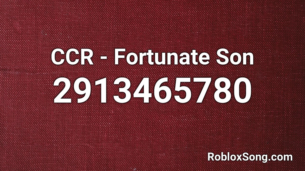 Ccr Fortunate Son Roblox Id Roblox Music Code Youtube - roblox id vietnam