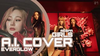 [A.I. COVER] EVERGLOW - GIRLS (aespa)