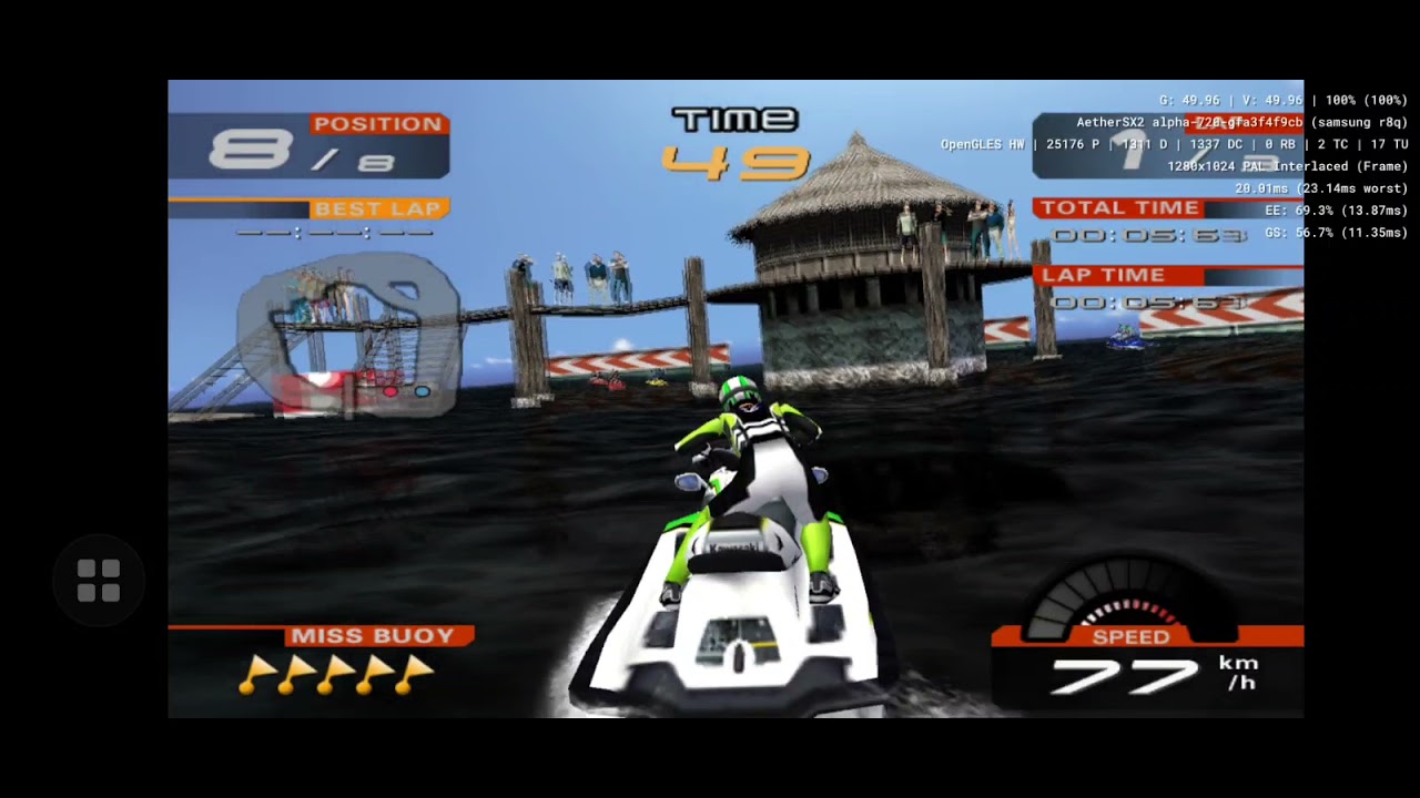 Jet Ski Riders/Wave Rally - Aethersx2 Android PS2 Emulator SD865 ...