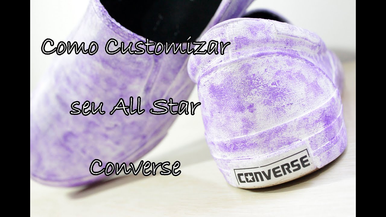 Inventando Moda - DIY - Customizar  / personalizar seu All Star SkidGrip - Por Prih Gomes