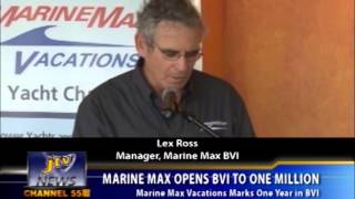 MARINE MAX OPENS BVI TO ONE MILLION