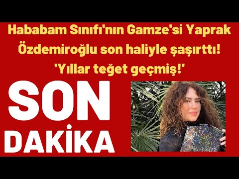 Yaprak Özdemiroğlu son haliyle şaşırttı! 'Yıllar teğet geçmiş!'