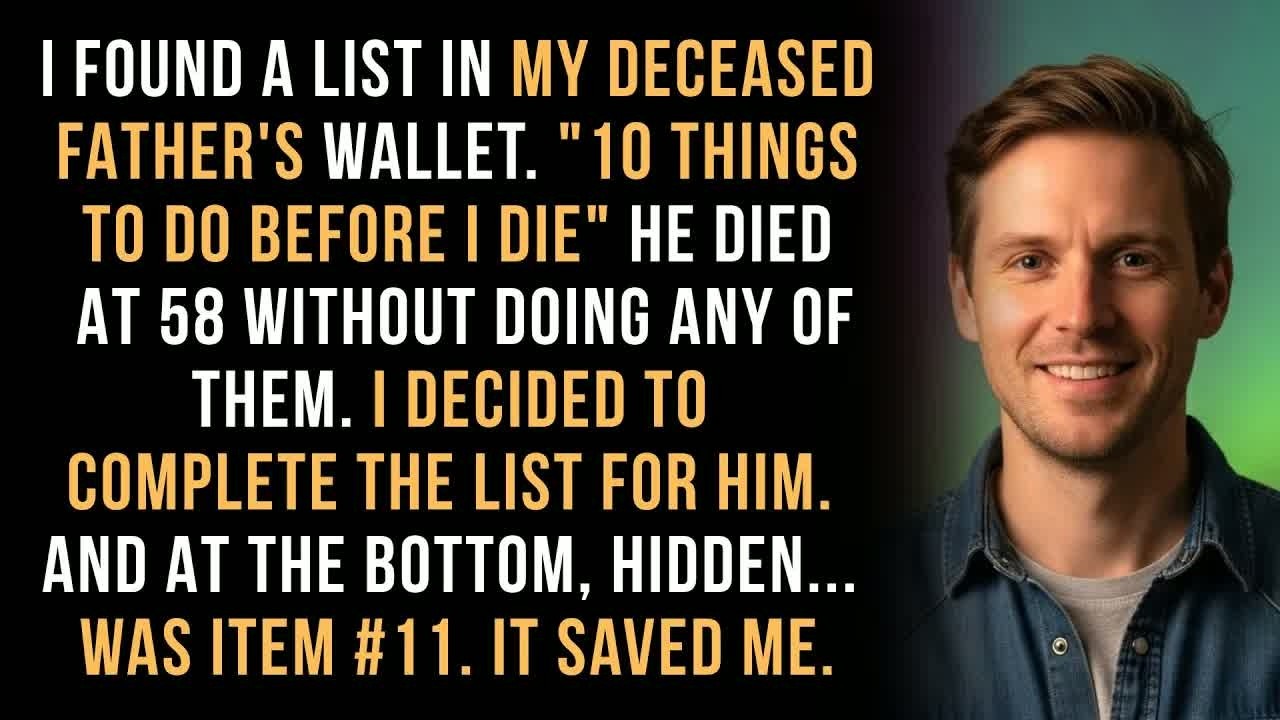I Found My Father's Bucket List  Item #11 Was Hidden  It Changed My Life