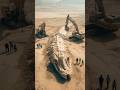 Excavation Crew Unearth Fossil Larger Than Machinery Nearby