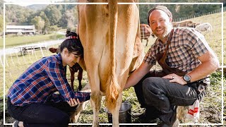 Raw Milk & Real Talk With @theJustinRhodesShow  | Family, Farming, & Tips for Success by Hey It's a Good Life 1,548 views 2 years ago 20 minutes