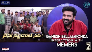 Team #NenuStudentSir! Interaction With Memers |GaneshBellamkonda |Avantika| Rakhi Uppalapati|SV2 Ent Image