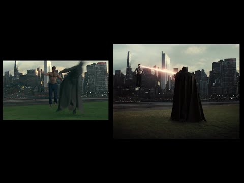 Superman Approaches Batman