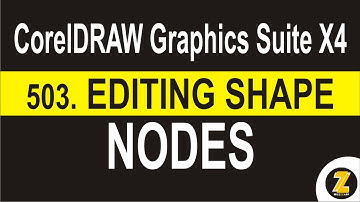 Editing Shape Nodes | CorelDRAW Graphics Suite X4 - WUZZZAPP