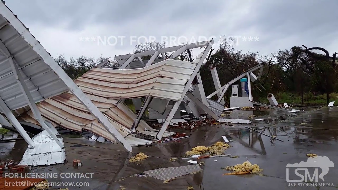 8262017 Aransas County Texas Major Wind Damage (Hurricane Harvey