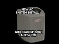 AC SYSTEM INSTALL AND PLAY WITH A NEW TOY ON STARTUP! #HVAC AC SYSTEM INSTALL AND PLAY WITH A NEW TOY ON STARTUP! #HVAC