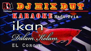 Ikan Dalam Kolam - Karaoke (Nada Pria) EL Corona || Dj Remix Dut Orgen Tunggal By RDM 