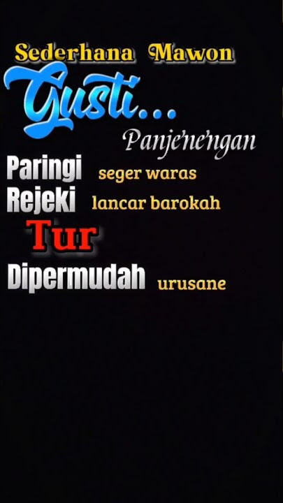 Video pendek story wa bahasa jawa keren banget