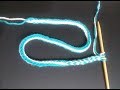How to knit a two colored I-cord