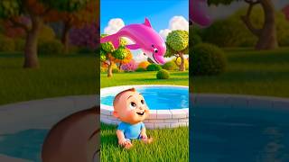 Baby Learns Color with Dolphin 🐬💖|| #shortsfeed #viral #shorts #us#usa