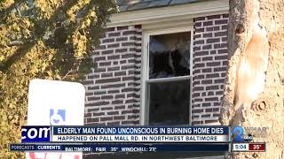 93-year-old man dies following house fire in Greenspring neighborhood