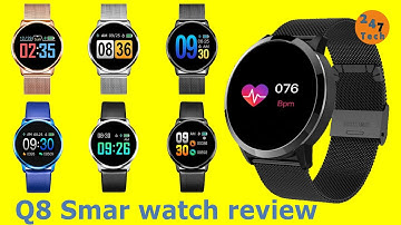 $25 Rounding Q8 Smart watch Full review - 247 Tech