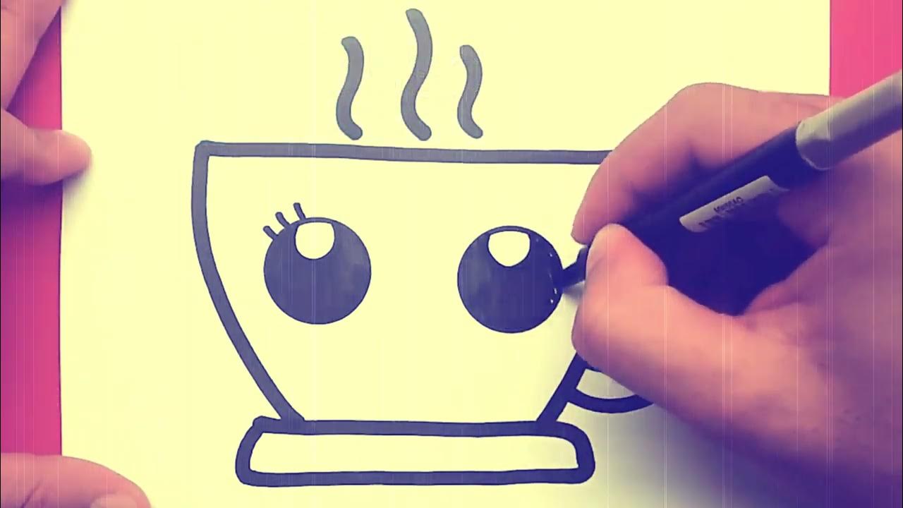 HOW TO DRAW A CUTE DRINK, DRAW CUTE THINGS YouTube
