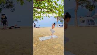 Yoga flow || Cow Face variation #shoulderflexibility #balancechallenge #hamstringflexibility