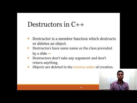 22316 OOP 2.6 Destructors (Part-II)