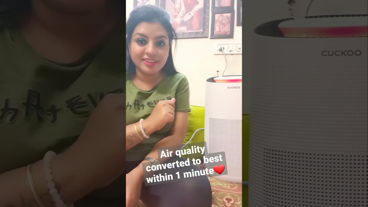 Cuckoo demo । Air purifier demo