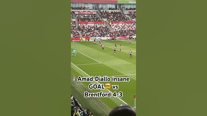 Amad Diallo GOAL🤯 VS Brentford. Brentford vs Manchester United full highlights 4-3