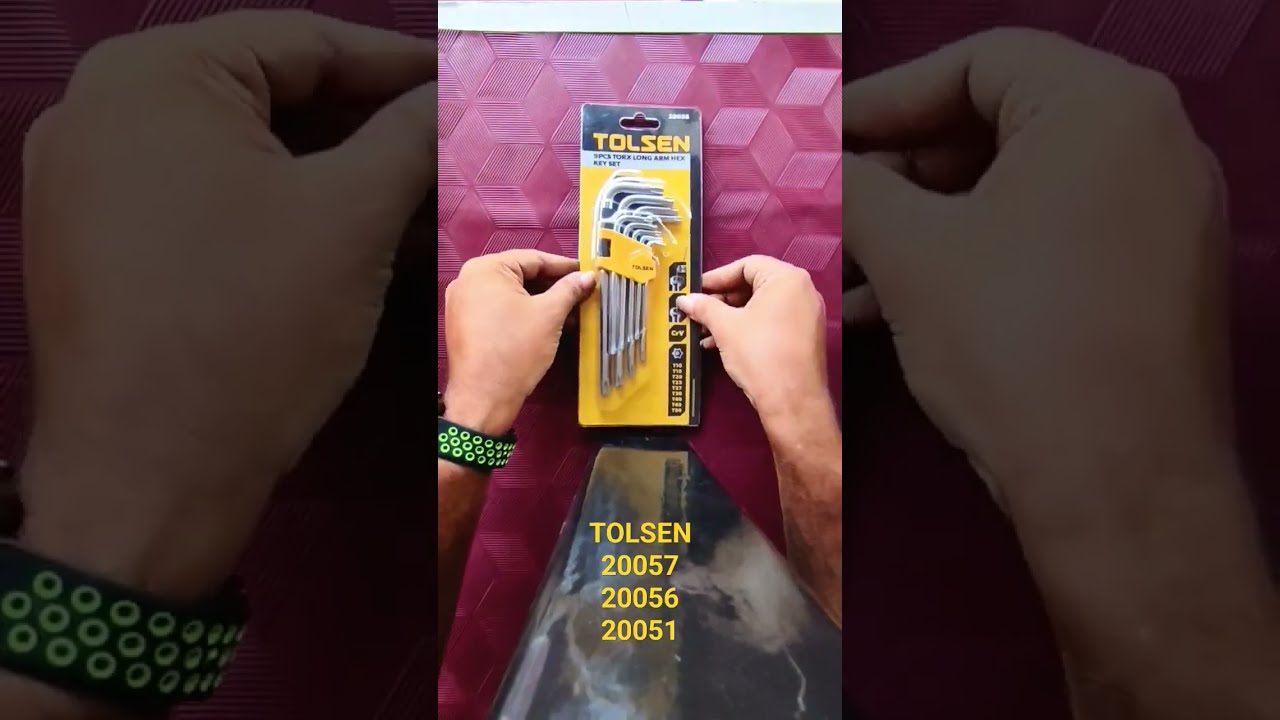 Tolsen Hex Key Set 20057 20056 20051 Tool Kye Diy
