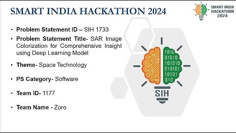 SIH ID 1733 -- SAR Image Colorization for Comprehensive Insight using Deep Learning Model