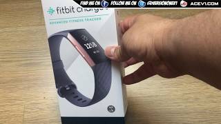 Just Unboxing FitBit Charge 3 Advance Fitness Tracker