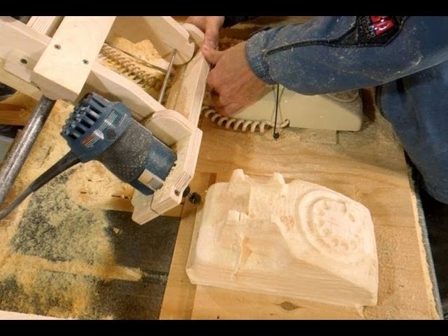 Homemade carving duplicator, DIY Duplicator, Inventor goes Public 