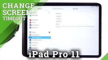 How to Change Screen Timeout in iPad Pro 11 - Customize Display Timeout