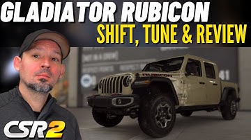 CSR2 Jeep Gladiator Rubicon Stage 6 Stage 5 Shift and tune