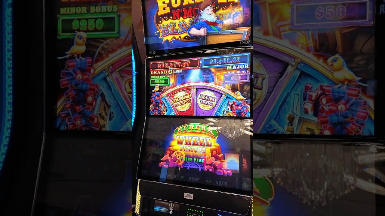 Wheel Bonus on the NEW Eureka N More Blastin! #slots #casino #lasvegas