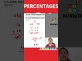 Real-Life percentage/Maths Challenge 🧠 Percentage (S - 29)