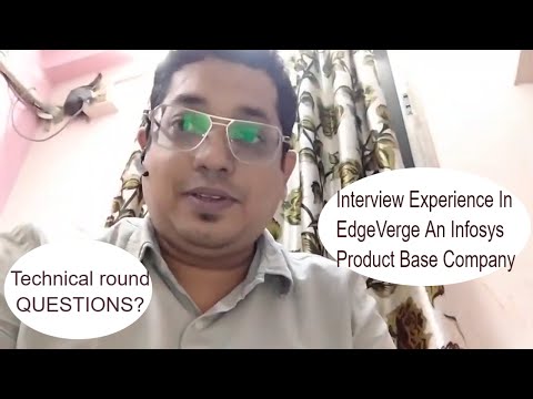 Edgeverve technical interview experience | INFOSYS technical interview experience | Interview video