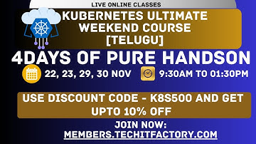 Kubernetes In Telugu Demo.