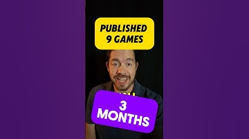 These indie Devs Published 9 games in 3 Months, Learn how