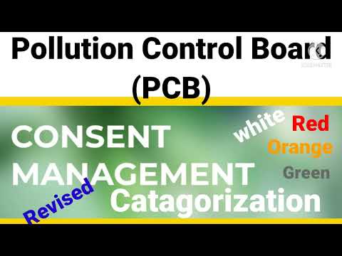 Pollution control board/MPCB consent categorization??Red,orange,green,while consent for industry??
