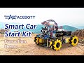 ACEBOTT QD001 Smart Car: Educational Toys for Kids, STEM Coding Kits with Obstacle Avoiding