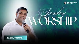 🔴 LIVE | Sunday Service | Bethal AG Church Valakom | Pr. Binu Thomas | 24th May 2026